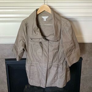 Women’s Christopher & Banks Short Sleeve Jacket.